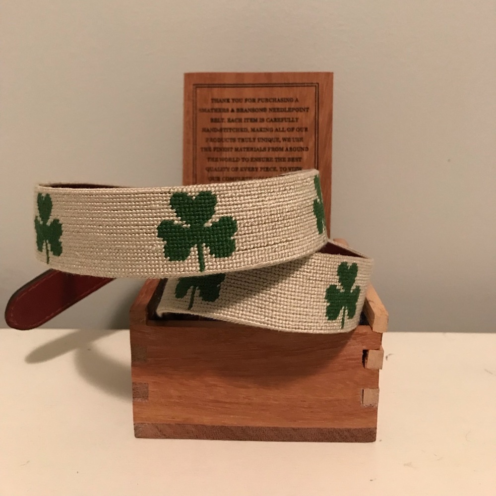Smathers and Branson Clover Belt 🍀 Size 34